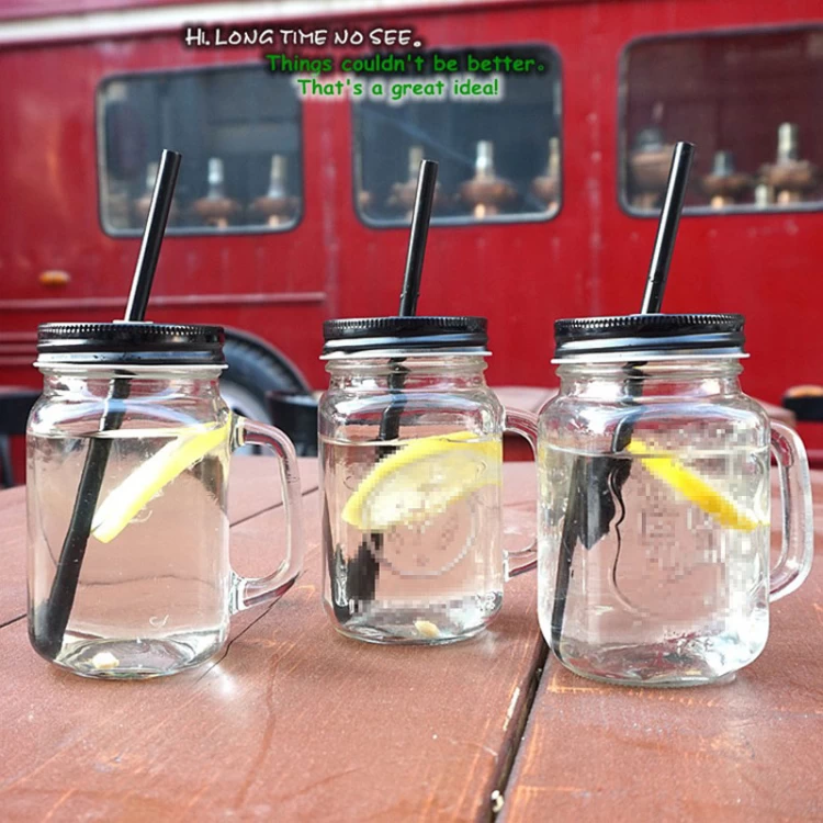 China Custom Embossed Mason Jars With Logo