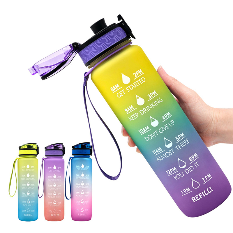 Custom Hydration Wellness Water Bottle With Logo