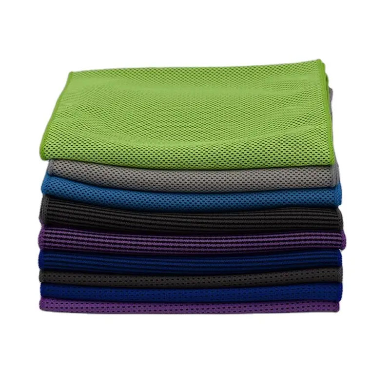 Printed Cooling Microfiber Sport Towels Fast Drying Absorbent