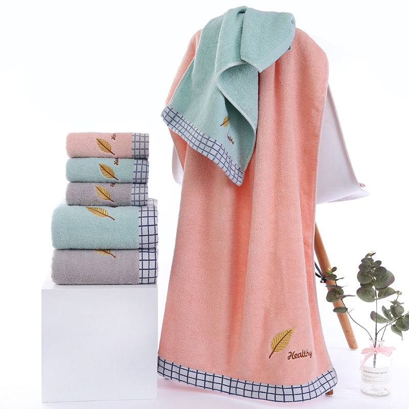 Wholesale Powder Hue Floral Bath Towel Set Manufacturers USA