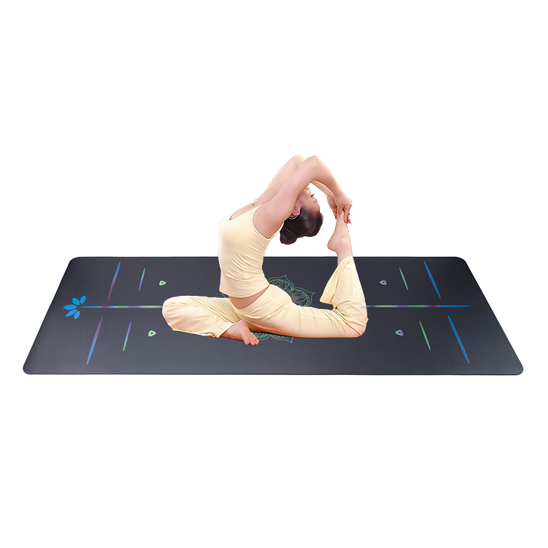 china pu natural rubber yoga mat
